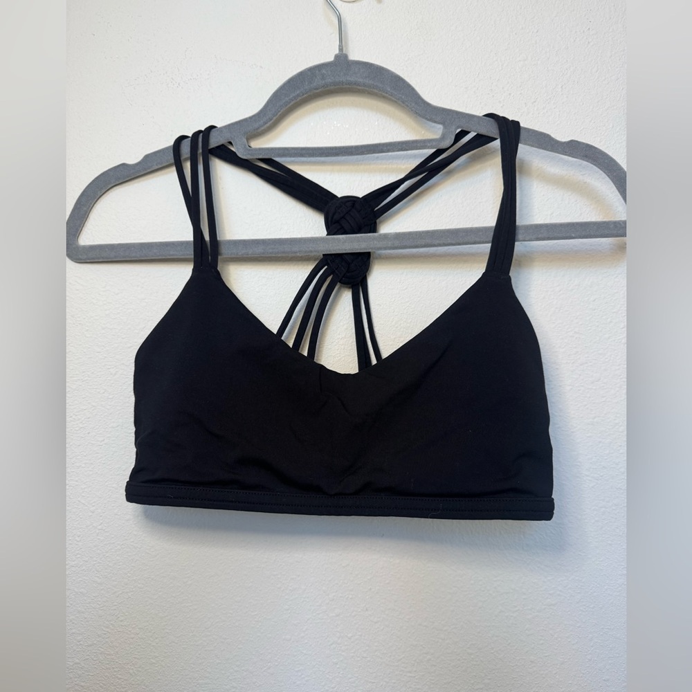 lululemon athletica Black Strappy Sports Bra